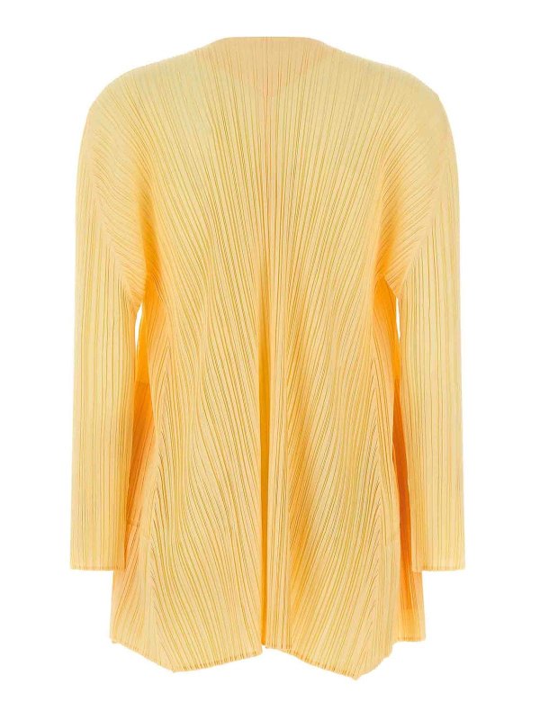 PLEATS PLEASE ISSEY MIYAKE: Cardigans online - Cardigan - Gelb