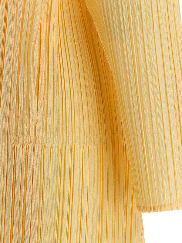 Cardigan - Gelb shop online: PLEATS PLEASE ISSEY MIYAKE