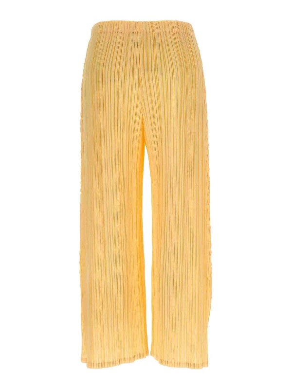 PLEATS PLEASE ISSEY MIYAKE: Casual Hosen online - Casual Hose - Gelb
