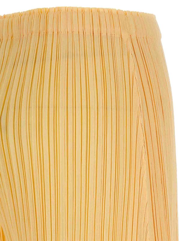 Casual Hose - Gelb shop online: PLEATS PLEASE ISSEY MIYAKE