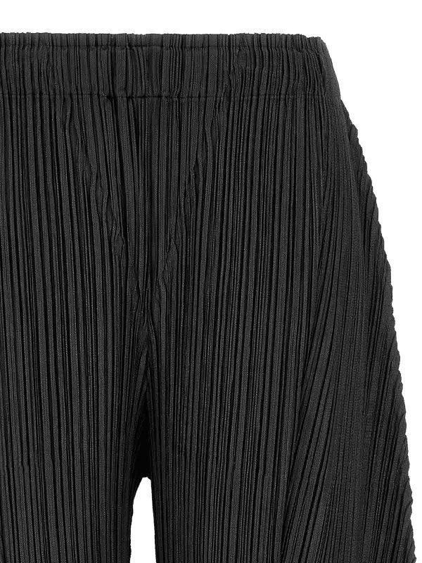 The Best Shops PLEATS PLEASE ISSEY MIYAKE: Casual Hosen - Casual Hose - Schwarz