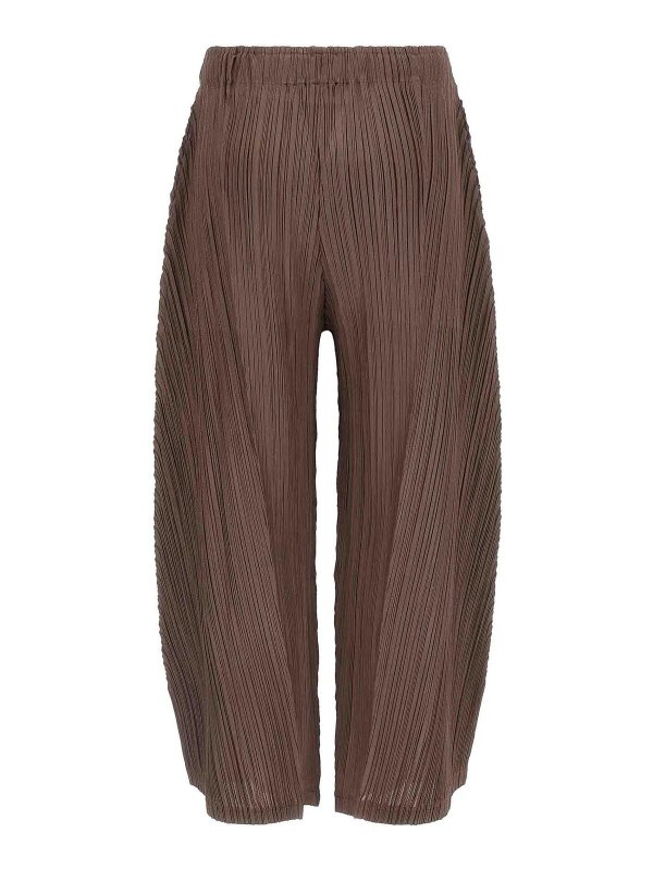 PLEATS PLEASE ISSEY MIYAKE: Casual Hosen online - Casual Hose - Braun
