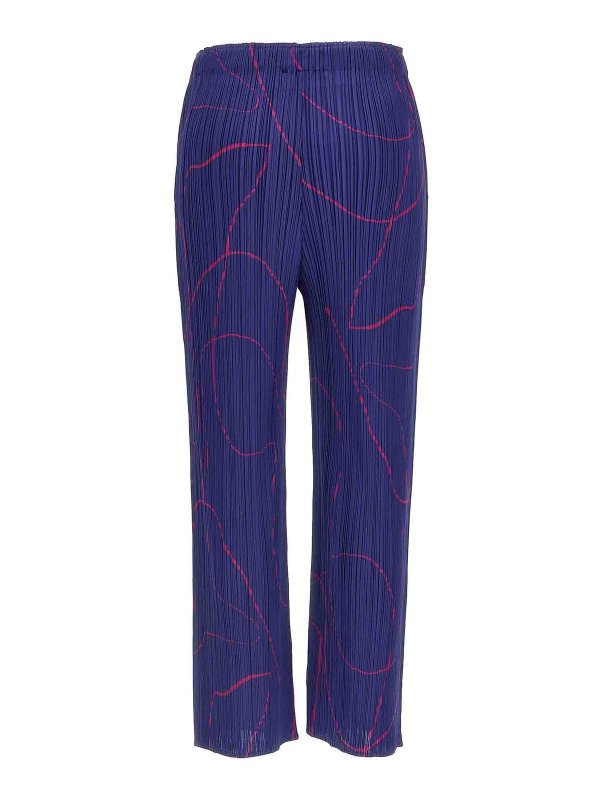PLEATS PLEASE ISSEY MIYAKE: Casual Hosen online - Casual Hose - Blau
