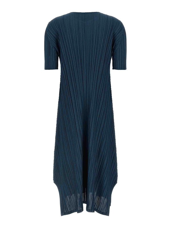 PLEATS PLEASE ISSEY MIYAKE: Knielange Kleider online - Knielanges Kleid - Blau
