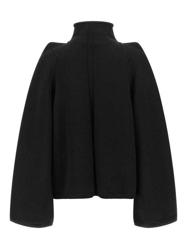 RICK OWENS: Suéteres con cuello pico online - Suéter Cuello Redondo - Negro