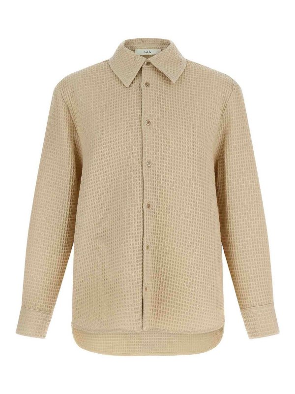 SÉFR: Blusen - Bluse - Beige