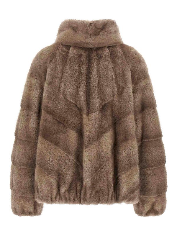 SIMONETTA RAVIZZA: Pelz und Shearling online - Pelz - Grau