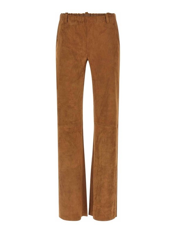 STOULS: レザートラウザー - レザーパンツ - ブラウン