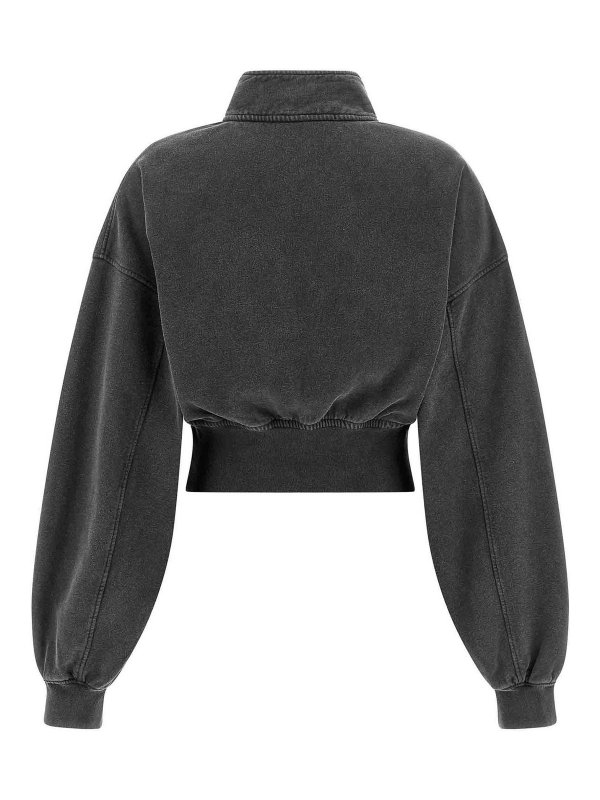 T BY ALEXANDER WANG: Sweatshirts & Sweaters online - Cropped Sweatshirt