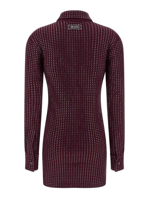 The Attico: short dresses online - Rhinestone Dress