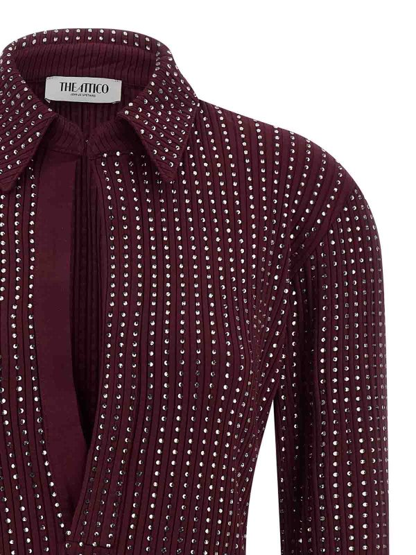 The Best Shops The Attico: short dresses - Rhinestone Dress