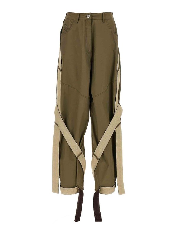 The Attico: casual trousers - Military Pants
