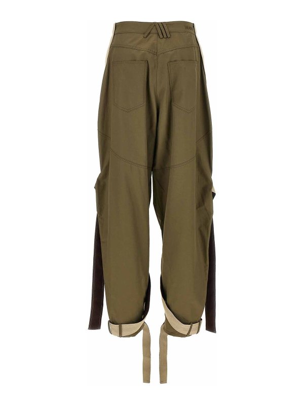 The Attico: casual trousers online - Military Pants