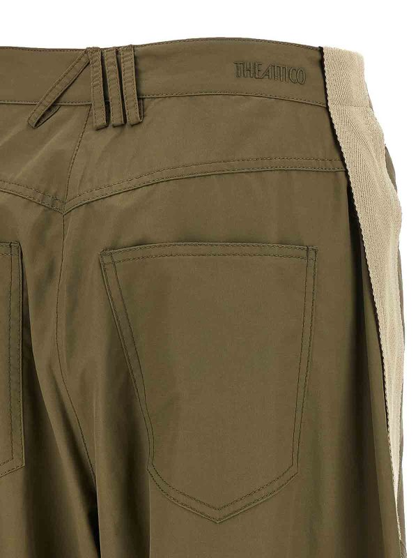 Military Pants shop online: The Attico