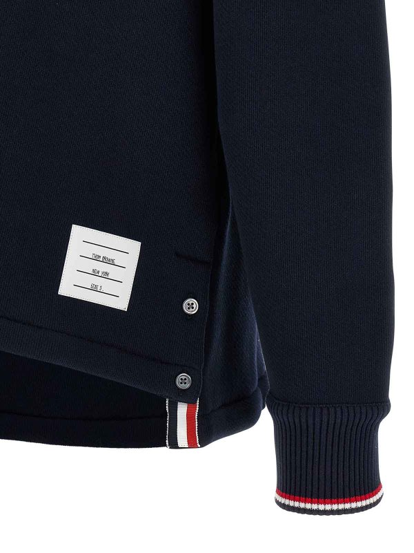 Rwb Tape Hoodie shop online: THOM BROWNE