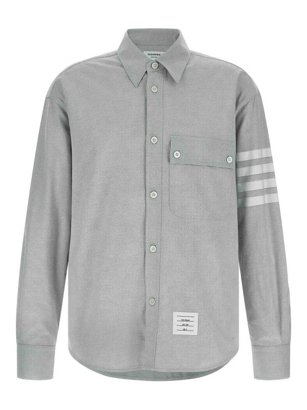 THOM BROWNE: Chemises - Chemise - Gris