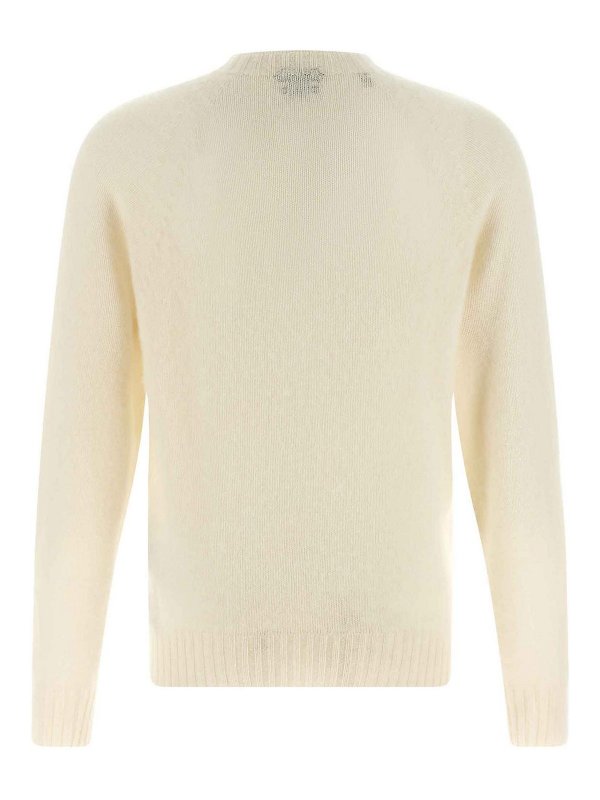 TOM FORD: Strickpullover mit Rundhalsausschnitt online - Rundhalspullover - Weiß