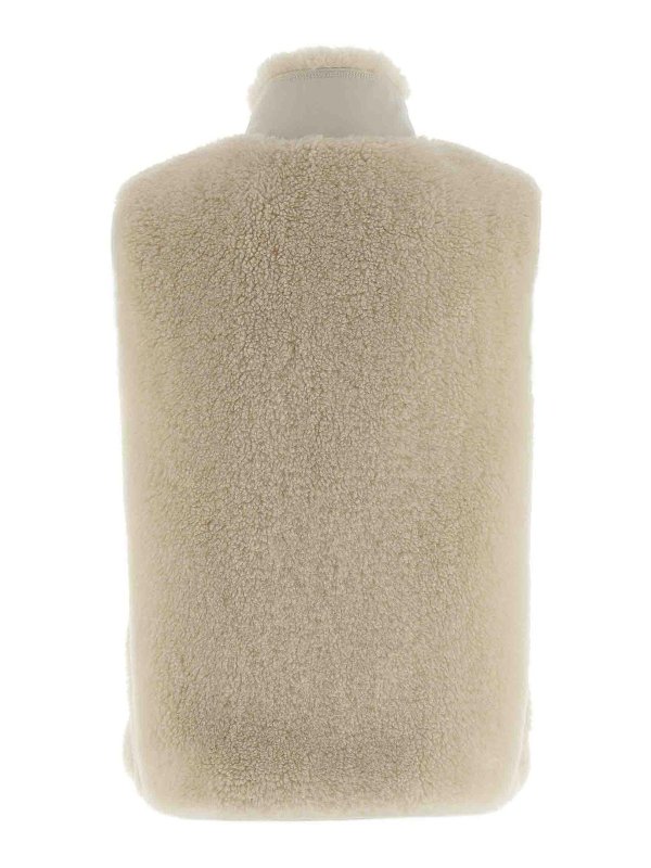 TORY BURCH: vests online - Colorblock Highpile Vest