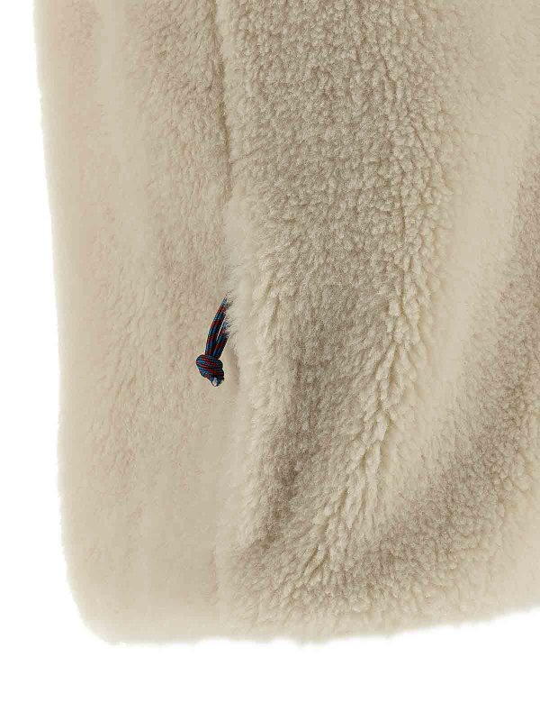 Colorblock Highpile Vest shop online: TORY BURCH