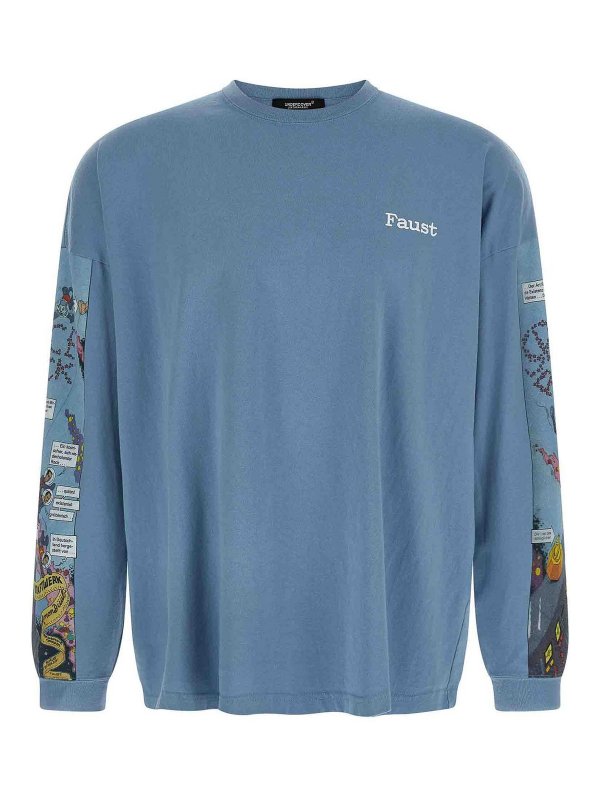 UNDERCOVER: T-shirts - T-Shirt - Hellblau