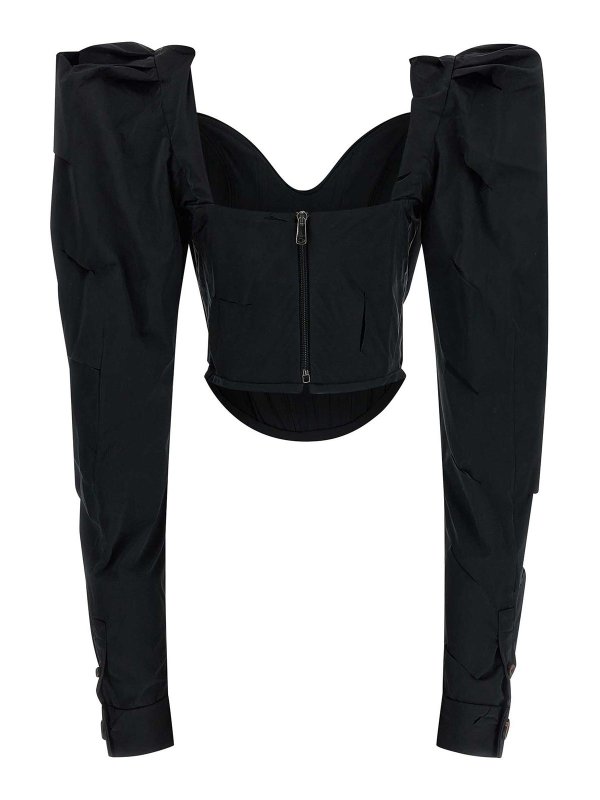 VIVIENNE WESTWOOD: Tops y camisetas sin mangas online - Top - Negro