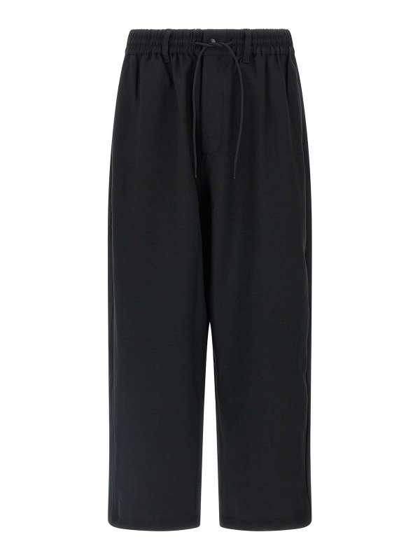 Y-3: Casual Hosen - Casual Hose - Schwarz