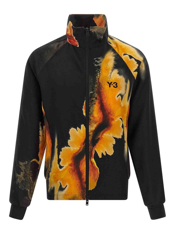 Y-3: Felpe e maglie - Aop - Felpa 3-Strisce