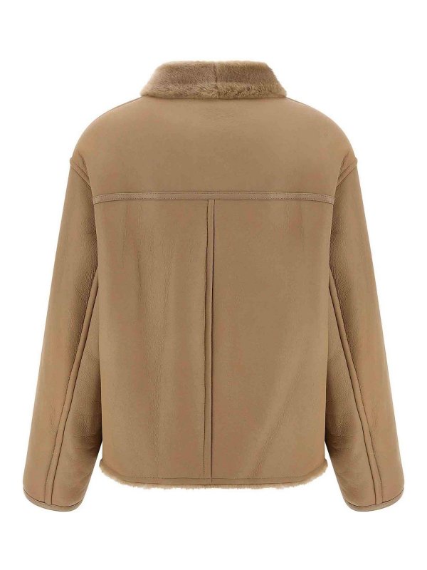 The Best Shops YVES SALOMON: leather jacket - Reversible Jacket