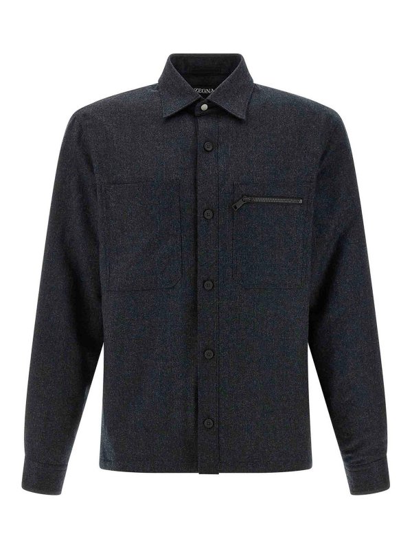 ZEGNA: casual jackets - Techmerino Overshirt