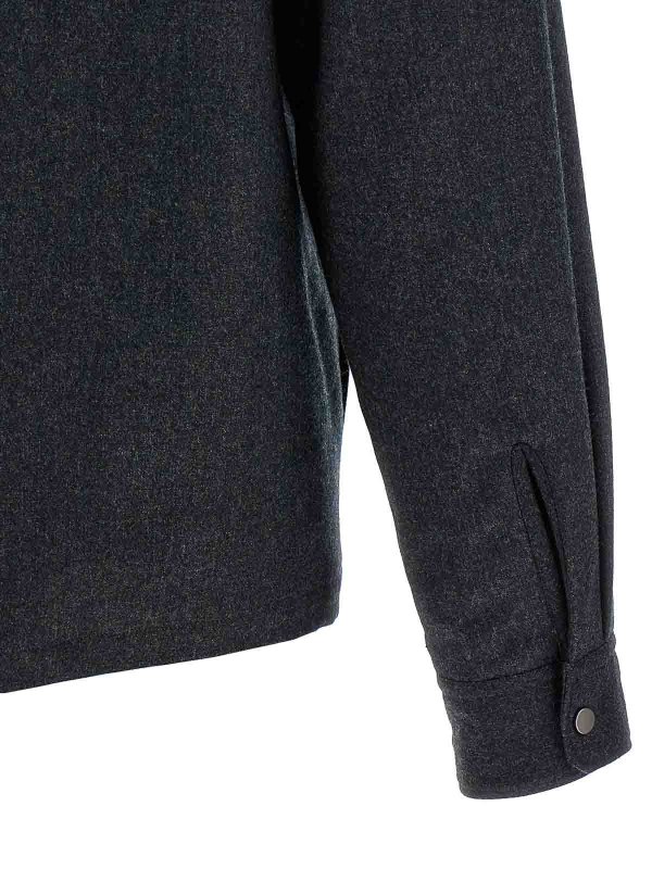 Techmerino Overshirt shop online: ZEGNA