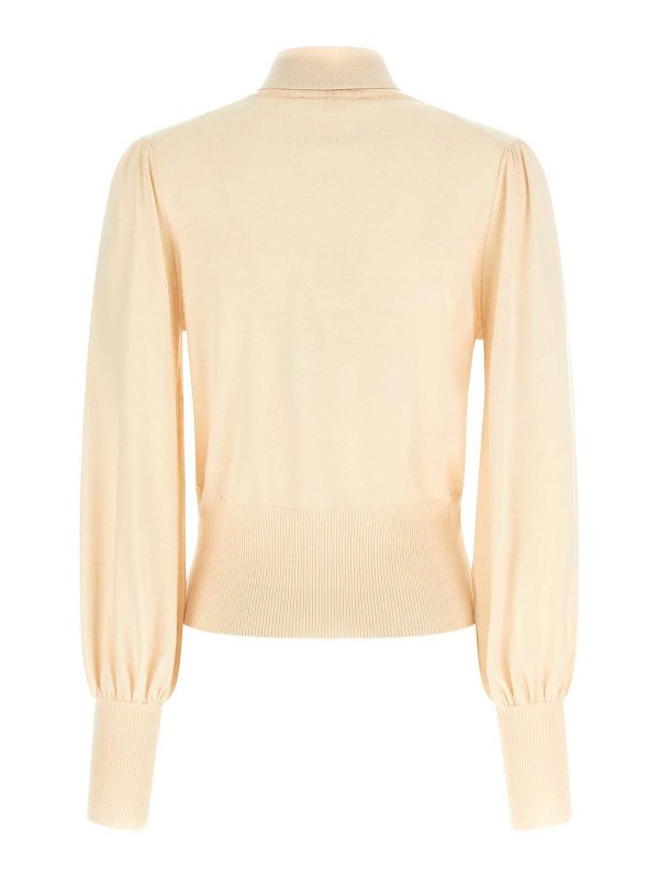 ZIMMERMANN: Pull col rond online - Pull Col Rond - Beige