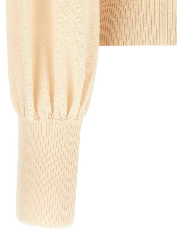 Pull Col Rond - Beige shop online: ZIMMERMANN