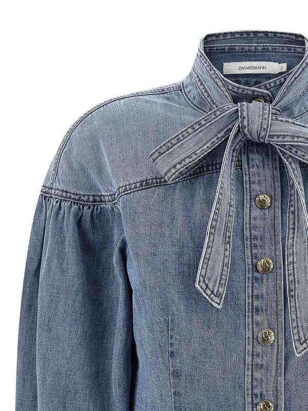 The Best Shops ZIMMERMANN: shirts - Denim Shirt