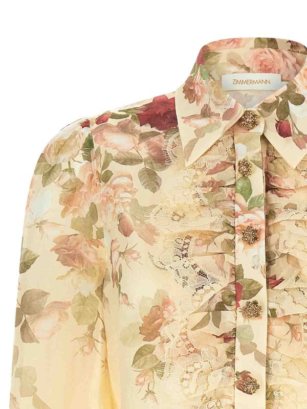 The Best Shops ZIMMERMANN: Chemises - Chemise - Couleur Chair