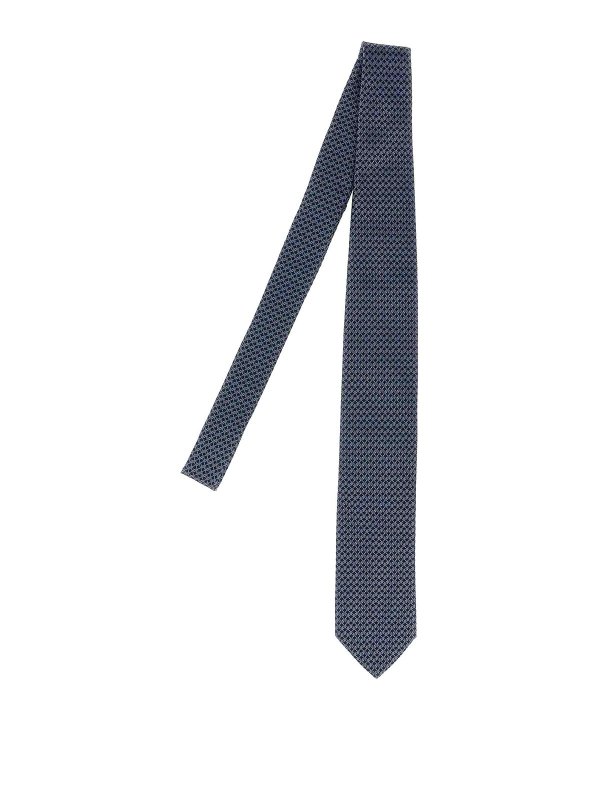 PAL ZILERI: ties & bow ties - Patterned Silk Tie