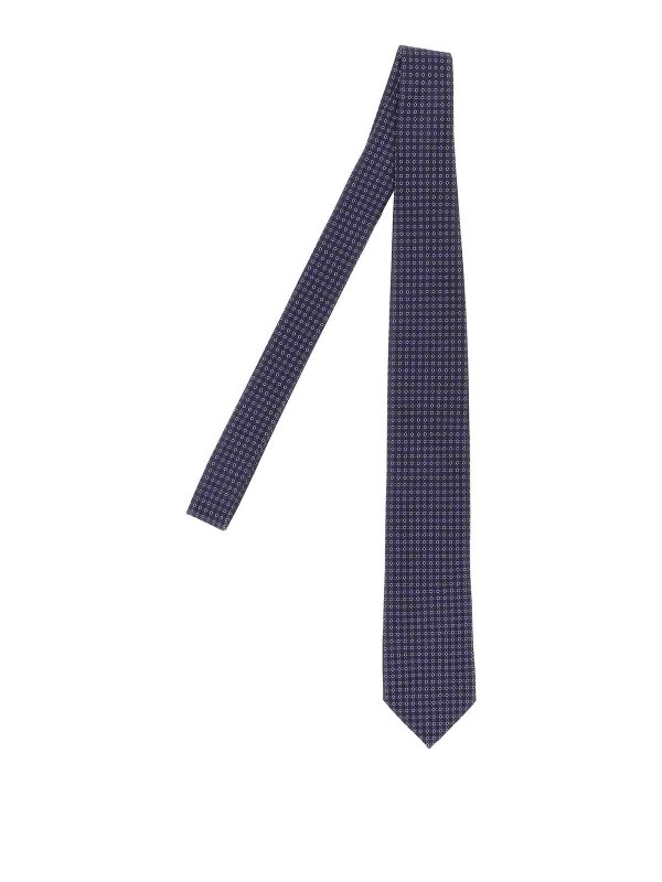 PAL ZILERI: ties & bow ties - Patterned Silk Tie