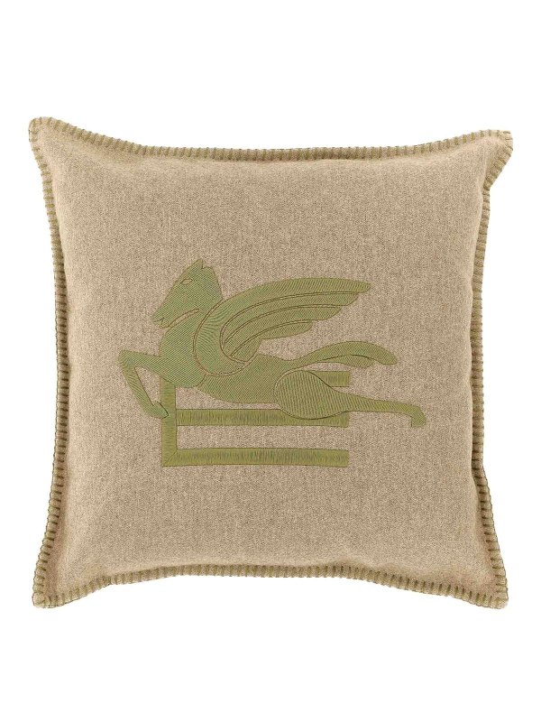 ETRO: Heim - Kissen - Beige