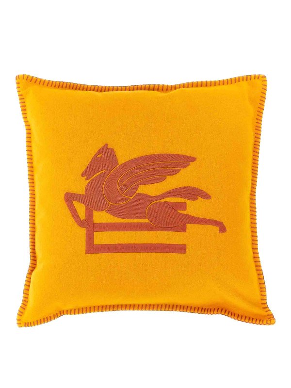 ETRO: Heim - Kissen - Gelb
