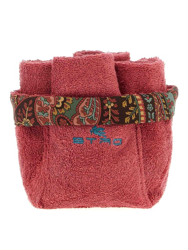 ETRO: blankets & throws - Set Of 4 Washbasins +  Basket