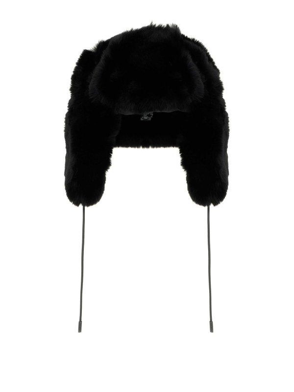 GOLDBERGH: hats & caps - Cher Fluffy Aviator Hat