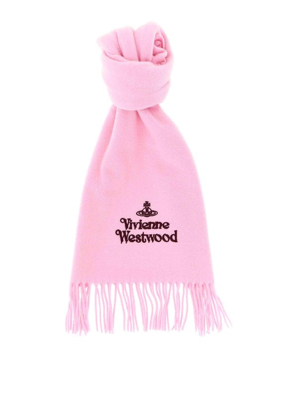 VIVIENNE WESTWOOD: scarves - Embroidered Scarf