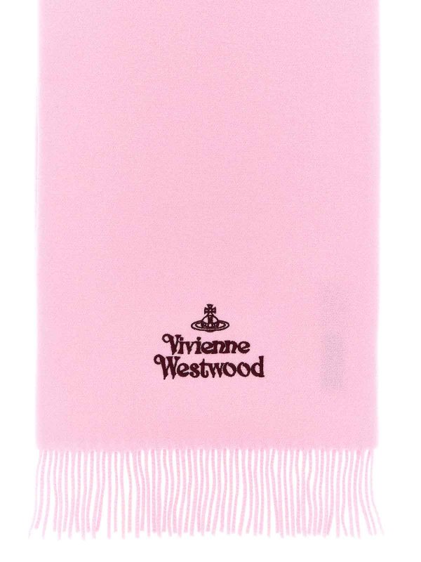 VIVIENNE WESTWOOD: scarves online - Embroidered Scarf