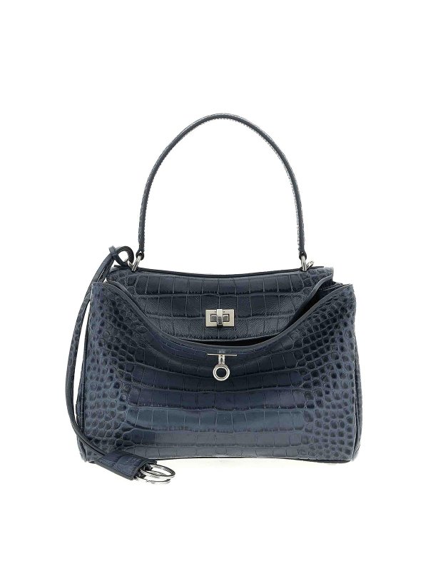 BALENCIAGA: Handtaschen - Shopper - Blau