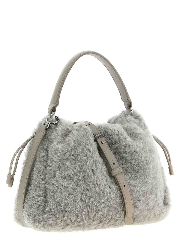 BRUNELLO CUCINELLI: totes bags online - Bucket Mellow Small Handbag