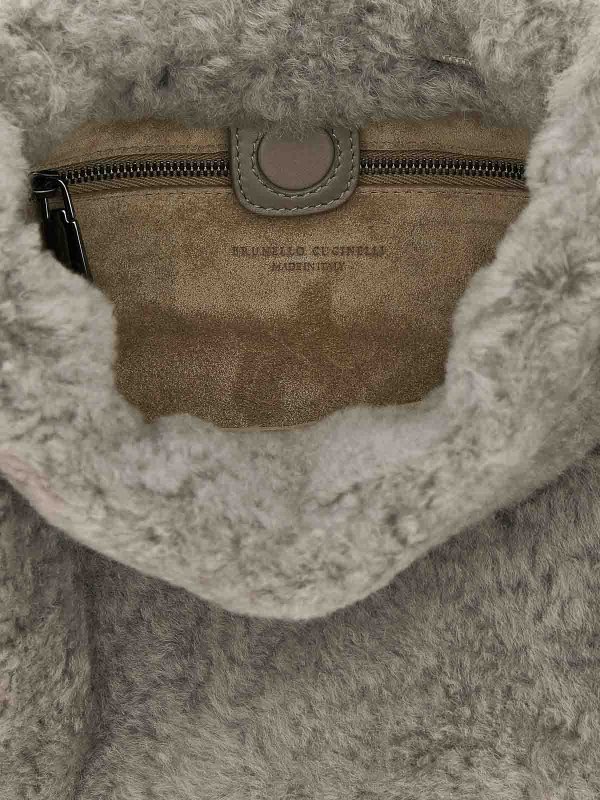 Bucket Mellow Small Handbag shop online: BRUNELLO CUCINELLI