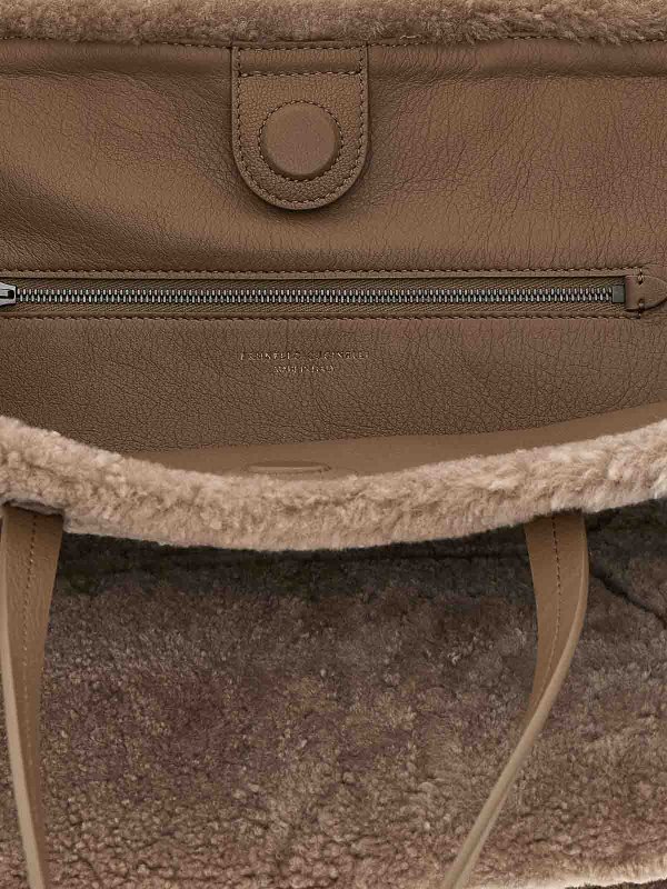 Bolsa De Hombro - Gris shop online: BRUNELLO CUCINELLI