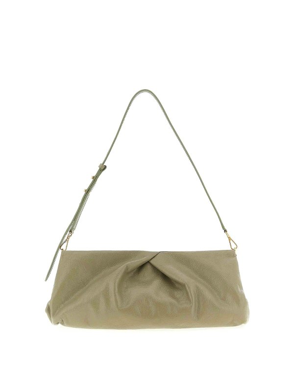 DRIES VAN NOTEN: Clutch - Pochette - Vert
