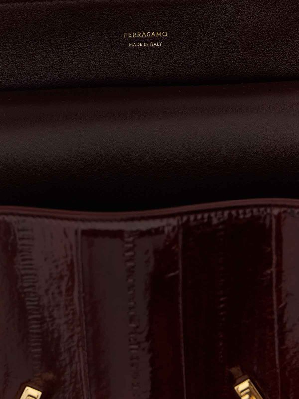 Schultertasche - Dunkelrot shop online: SALVATORE FERRAGAMO