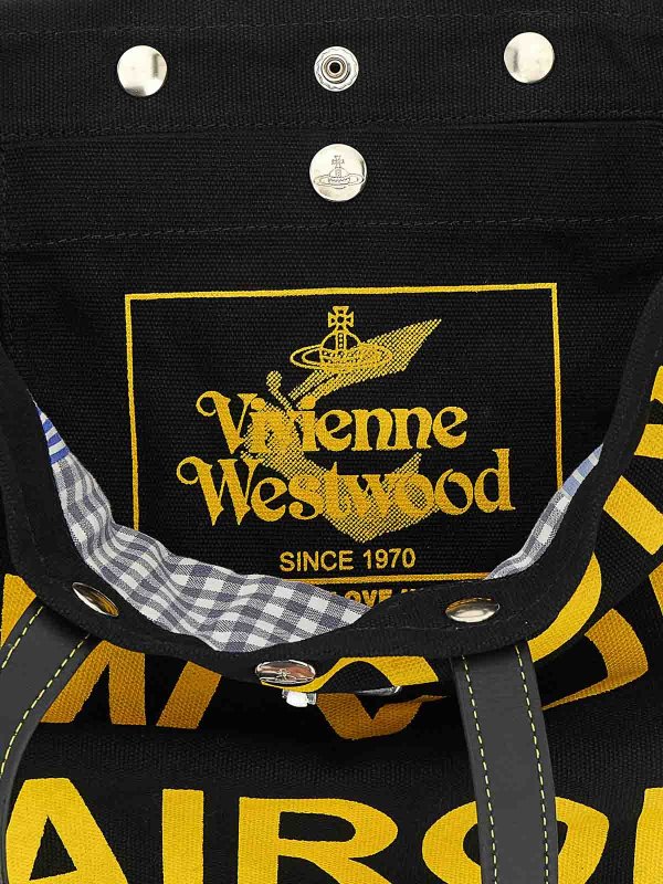 トートバッグ - 黒 shop online: VIVIENNE WESTWOOD