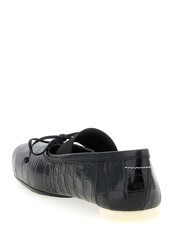 The Best Shops MM6 MAISON MARGIELA: Bailarinas - Bailarinas - Negro